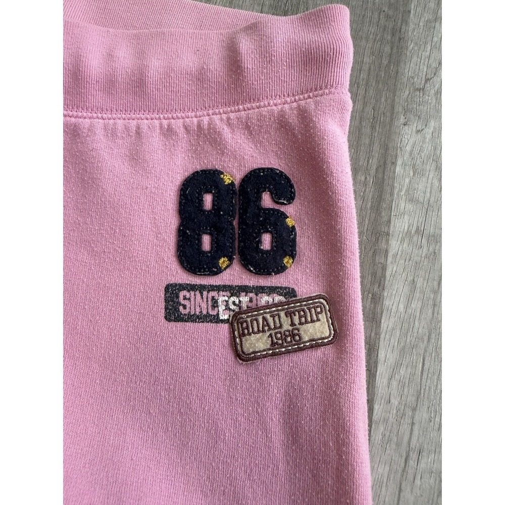 Victoria's Secret Women's 2007 Small Y2K PINK Sweatpants Pink Logo Joggers 86 - Picture 3 of 16